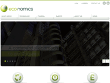 Tablet Screenshot of eco-nomics.co.uk